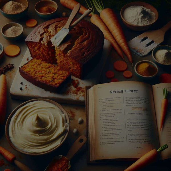 Quel est le secret pour un carrot cake épicé avec un glaçage au fromage frais ?