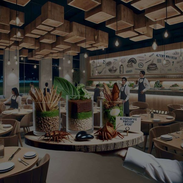 Comment présenter une offre de plats à base de protéines alternatives dans un restaurant innovant?