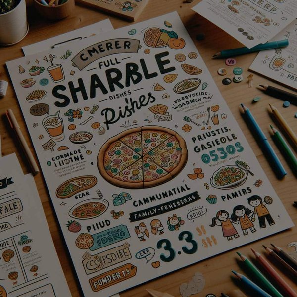 Comment créer un menu de plats à partager pour encourager la convivialité dans un restaurant familial?